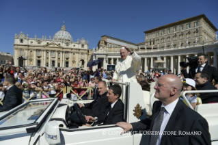 Papieź Franciszek, Audiencja Jubileuszowa Nadzwyczajny Jubileusz Miłosierdzia